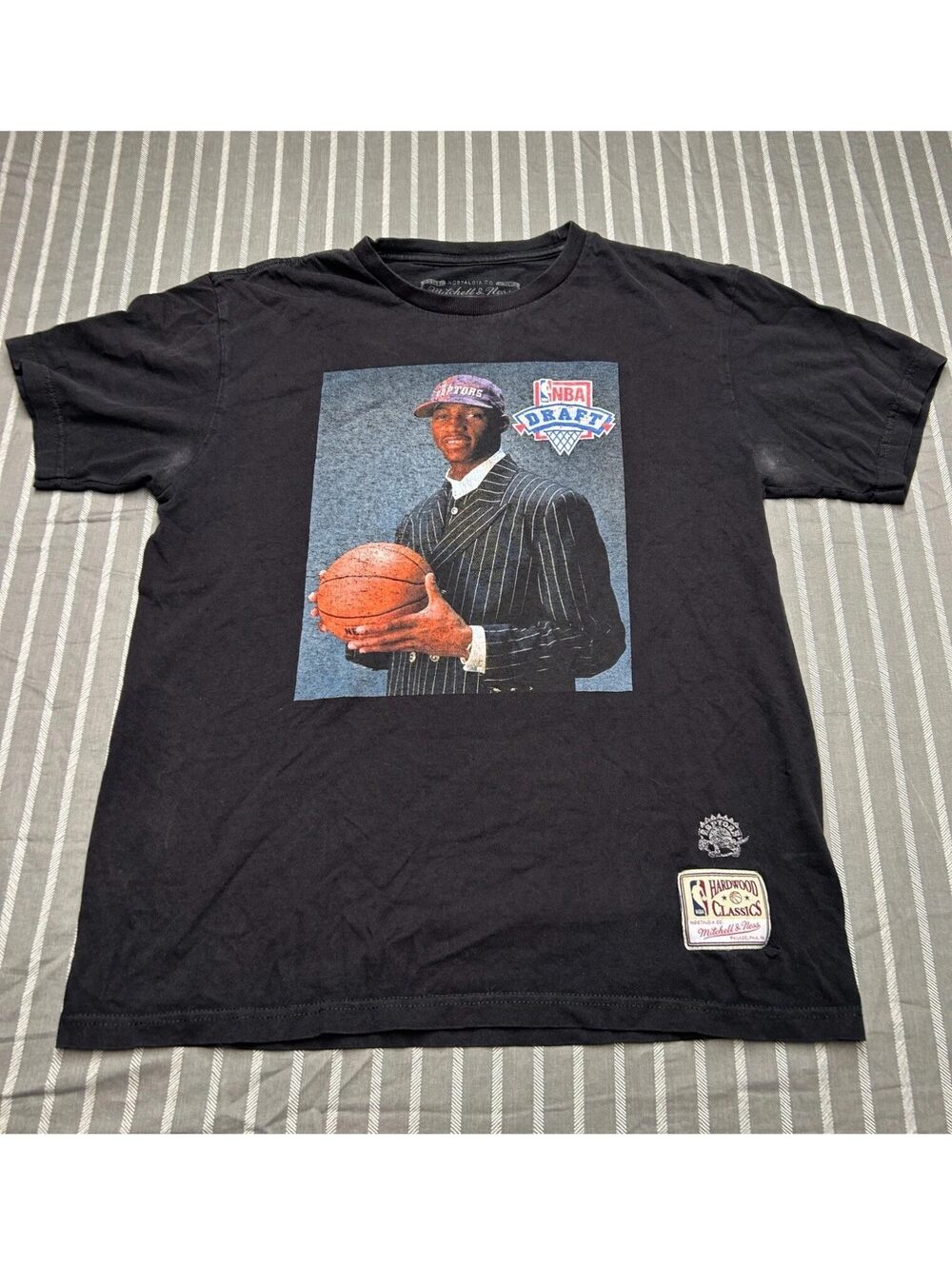 Nostalgia Co. Mitchell & Ness Tracy McGrady Real Draft Day T Shirt Size Medium